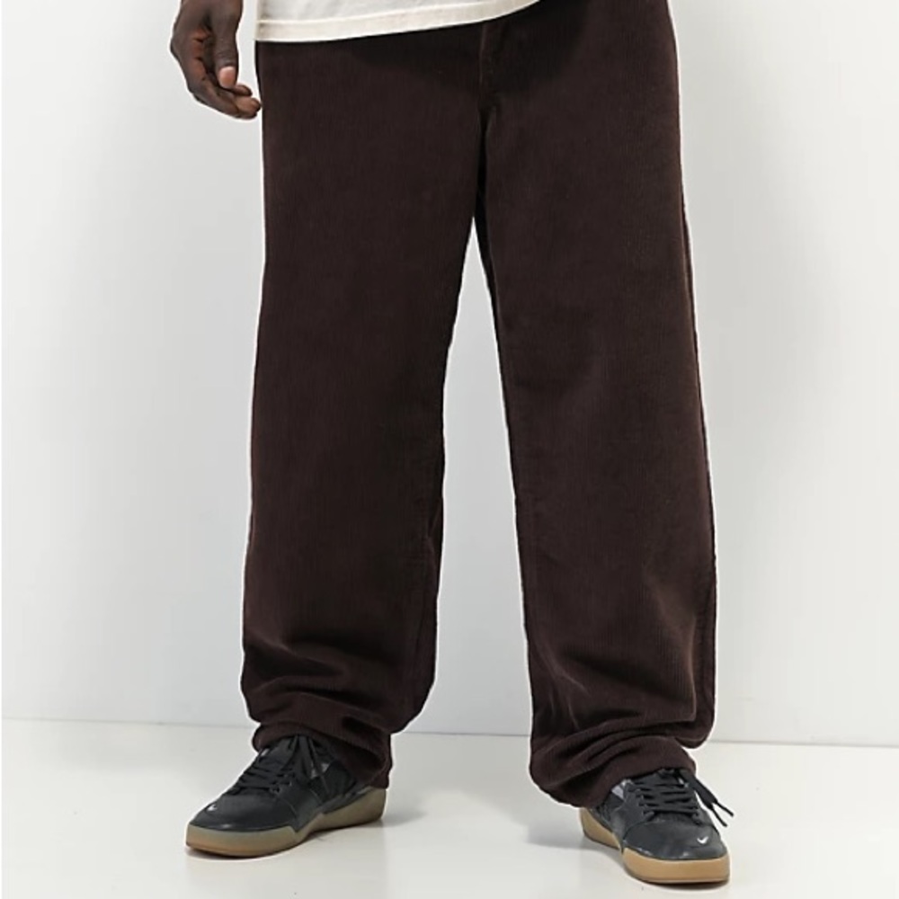 brown corduroy empyre baggy pants #baggy #jeans #skate #empyre #polar